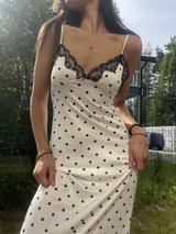 Polka Dotted & Pretty Maxi Dress