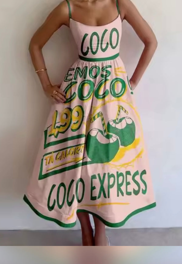 Lux n Style Print Dress