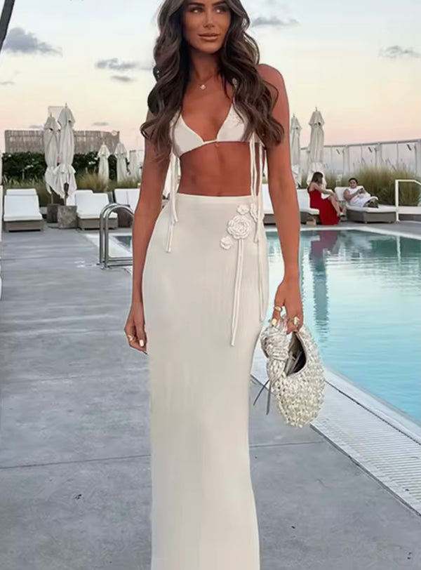 Summer land 2 piece Skirt set