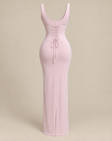 Coquette Corset Maxi Dress