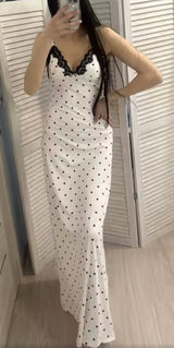 Polka Dotted & Pretty Maxi Dress