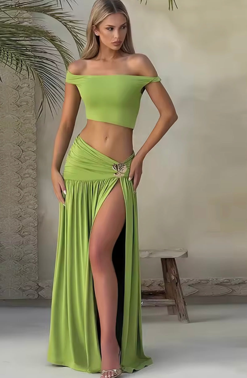 Summer Serenity Maci Skirt Set