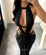 Goddess of Miami Maxi Cutout Dress