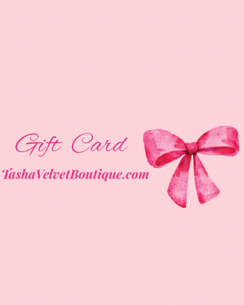 Tasha Velvet Gift Card 💝