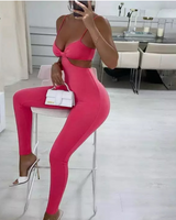 Pink Cut Out Jumpsuit