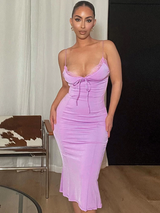 Lilac Lady MIDI Dress