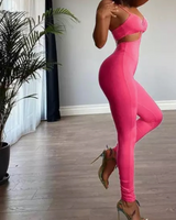 Pink Cut Out Jumpsuit